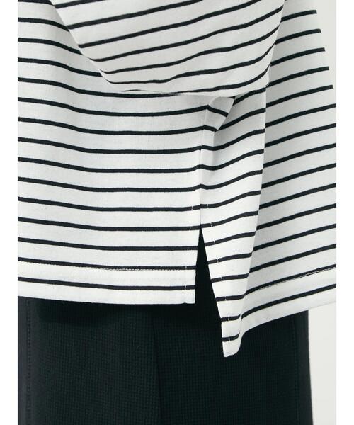 RAY CASSIN FAVORI（レイカズンフェバリ）の「・RAY CASSINボーダードロストプルオーバー（Tシャツ/カットソー・レディース・ネイビー/ブラック/オフホワイト/ピンク・FREE）」の17枚目の写真