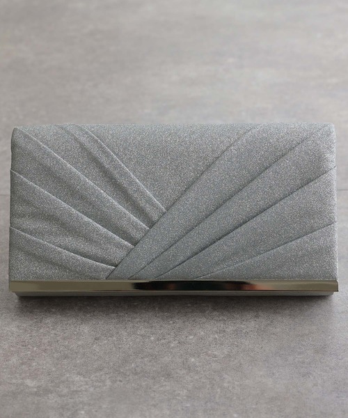 PourVous（プールヴー）の「カシュクールラメバッグ 結婚式 同窓会 オケージョン 二次会（クラッチバッグ・レディース・ブラック/シルバー/ゴールド・FREE）」の6枚目の写真