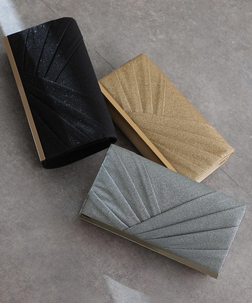 PourVous（プールヴー）の「カシュクールラメバッグ 結婚式 同窓会 オケージョン 二次会（クラッチバッグ・レディース・ブラック/シルバー/ゴールド・FREE）」の12枚目の写真