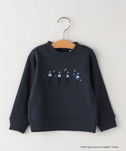 SHIPS（シップス）の「SHIPS KIDS:80～90cm / ＜家族おそろい＞【THE BEATLES（ザ・ビートルズ）】スウェット（Tシャツ/カットソー・キッズ・ベージュ/ネイビー/イエロー系その他2/グレー・90/80）」の3枚目の写真