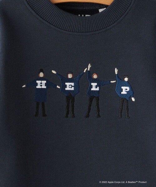 SHIPS（シップス）の「SHIPS KIDS:80～90cm / ＜家族おそろい＞【THE BEATLES（ザ・ビートルズ）】スウェット（Tシャツ/カットソー・キッズ・ベージュ/ネイビー/イエロー系その他2/グレー・90/80）」の12枚目の写真