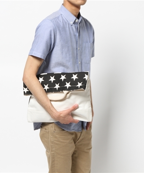 WEGO(ウィゴー)の「WEGO/USフラッグクラッチバッグ(クラッチバッグ・メンズ・ブラック・FREE)」の7枚目の写真