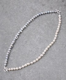 2WAYvアコヤバロックパールコンビネックレス【錆びない/シルバー925/天然パール】