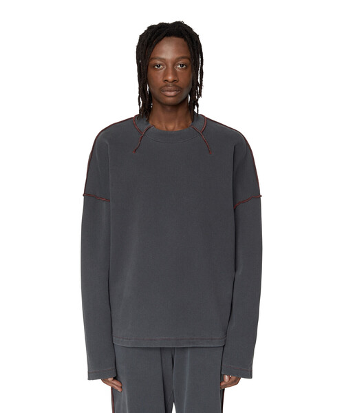 DIESEL（ディーゼル）の「メンズ スウェット ガーメントダイ（スウェット・メンズ・ライトグレー/グレー・SMALL/MEDIUM/LARGE/X-LARGE/XX-LARGE/X-SMALL/XXX-LARGE）」の7枚目の写真