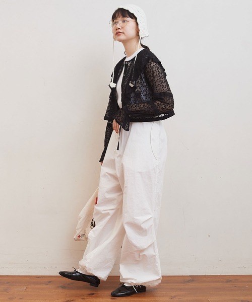 fig London(フィグロンドン)の「●tulle bolero(シャツ/ブラウス・レディース・ブラック/キナリ・FREE)」の13枚目の写真