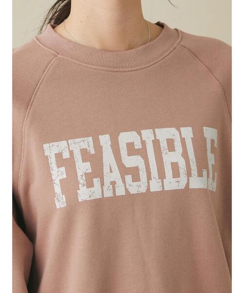 CRAFT STANDARD BOUTIQUE（クラフトスタンダードブティック）の「サイドスリットプリント裏毛プルオーバー　＊（スウェット・レディース・チャコールグレー/ピンク系その他2/ベージュ・FREE）」の12枚目の写真