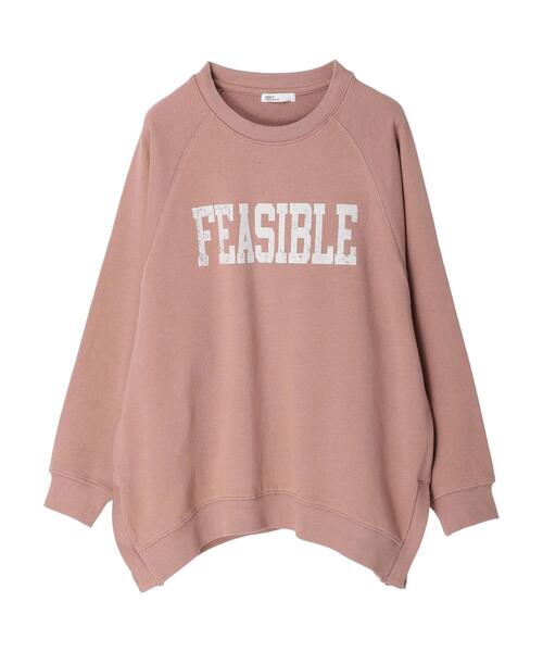 CRAFT STANDARD BOUTIQUE（クラフトスタンダードブティック）の「サイドスリットプリント裏毛プルオーバー　＊（スウェット・レディース・チャコールグレー/ピンク系その他2/ベージュ・FREE）」の22枚目の写真