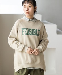 CRAFT STANDARD BOUTIQUE | サイドスリットプリント裏毛プルオーバー　＊(スウェット)