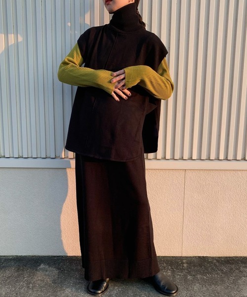 select MOCA by son（セレクトモカバイソン）の「裾リブニット