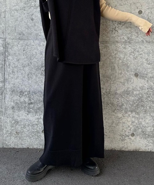 select MOCA by son（セレクトモカバイソン）の「裾リブニット