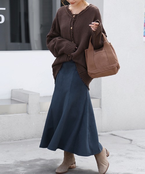 マーメイドスカート 後ろファスナーチューリップスカート（スカート