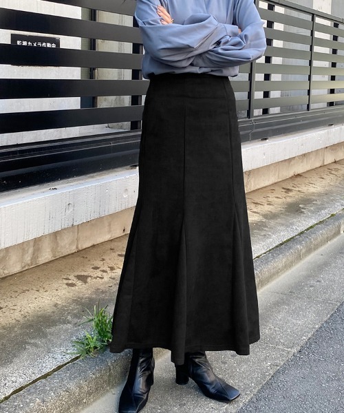 セール】マーメイドスカート 後ろファスナーチューリップスカート