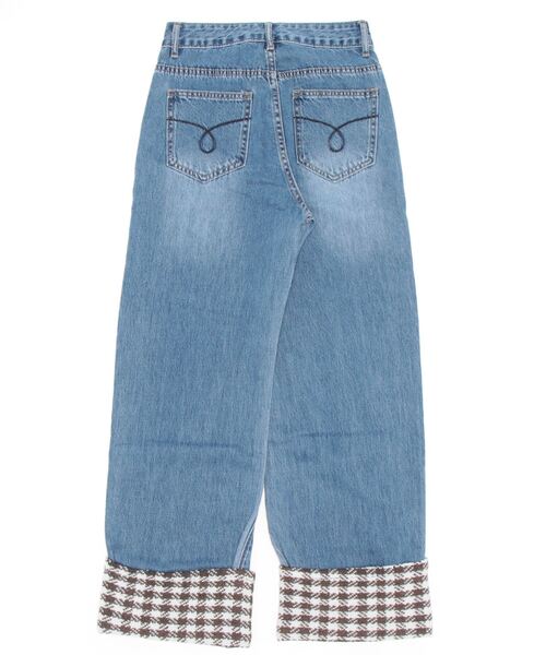 Narcissus（ナルシス）の「【Narcissus】チェックレイヤードデニムパンツ（デニムパンツ・レディース・その他・FREE）」の7枚目の写真