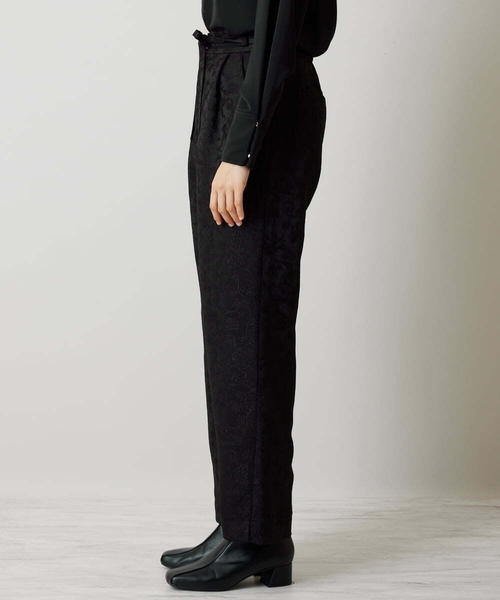 A de a.v.v（アードアー・ヴェ・ヴェ）の「［SET UP対応］ジャガード柄パンツ（その他パンツ・レディース・ブラック/アイボリー・SMALL/MEDIUM）」の12枚目の写真