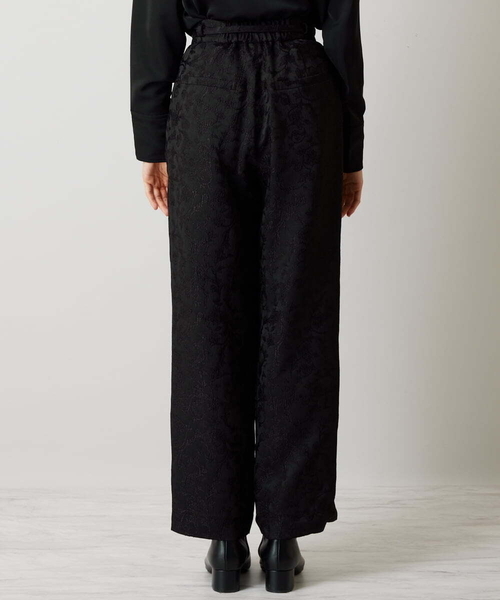 A de a.v.v（アードアー・ヴェ・ヴェ）の「［SET UP対応］ジャガード柄パンツ（その他パンツ・レディース・ブラック/アイボリー・SMALL/MEDIUM）」の13枚目の写真