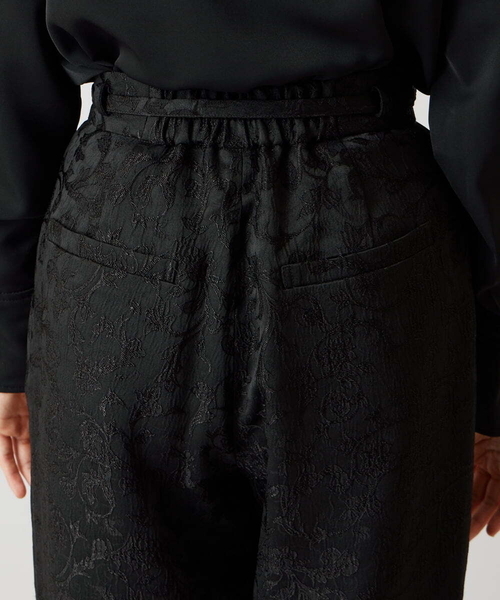 A de a.v.v（アードアー・ヴェ・ヴェ）の「［SET UP対応］ジャガード柄パンツ（その他パンツ・レディース・ブラック/アイボリー・SMALL/MEDIUM）」の14枚目の写真