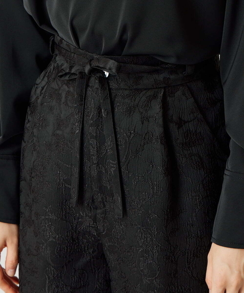 A de a.v.v（アードアー・ヴェ・ヴェ）の「［SET UP対応］ジャガード柄パンツ（その他パンツ・レディース・ブラック/アイボリー・SMALL/MEDIUM）」の15枚目の写真