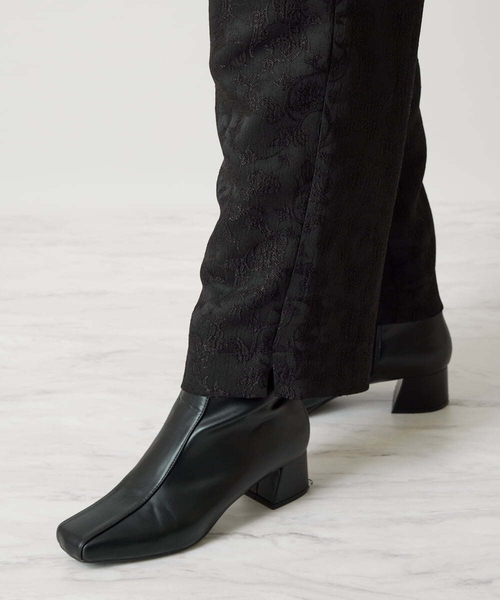 A de a.v.v（アードアー・ヴェ・ヴェ）の「［SET UP対応］ジャガード柄パンツ（その他パンツ・レディース・ブラック/アイボリー・SMALL/MEDIUM）」の17枚目の写真