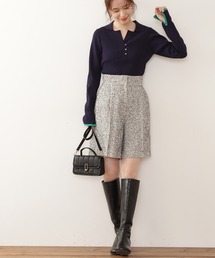 N.(N. Natural Beauty Basic) | 【松井愛莉さん着用】◆ツイードタックショートパンツ(その他パンツ)