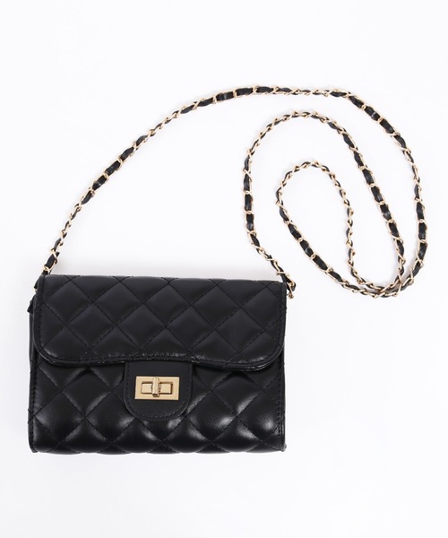 PHILLY(フィリー)の「キルティングチェーンショルダーバッグ(ショルダーバッグ・レディース・ホワイト/ブラック・FREE)」の8枚目の写真