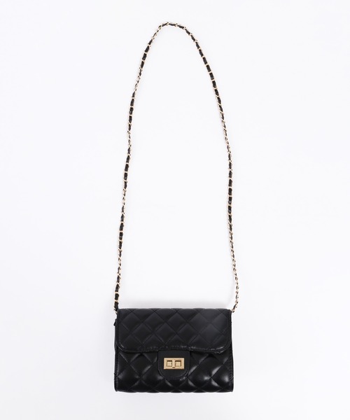 PHILLY(フィリー)の「キルティングチェーンショルダーバッグ(ショルダーバッグ・レディース・ホワイト/ブラック・FREE)」の15枚目の写真