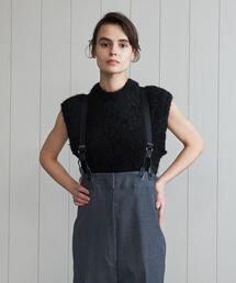 H　BEAUTY&YOUTH UNITED ARROWS | ＜H＞ALPACA NYLON BOUCLE KNIT VEST/ベスト(ベスト)