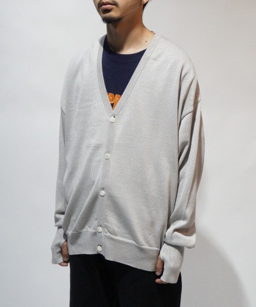 superNova.(スーパーノヴァ)の「Knit cardigan(カーディガン/ボレロ・メンズ・ブラック/レッド系その他/グレー系その他・M/S)」の5枚目の写真