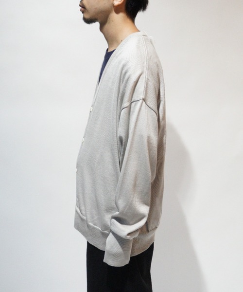 superNova.(スーパーノヴァ)の「Knit cardigan(カーディガン/ボレロ・メンズ・ブラック/レッド系その他/グレー系その他・M/S)」の6枚目の写真