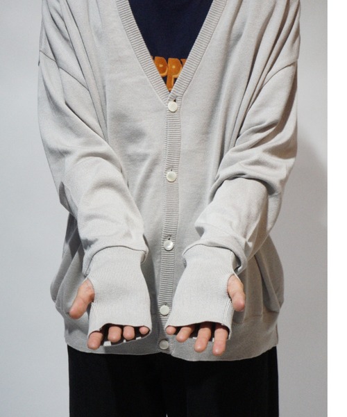 superNova.(スーパーノヴァ)の「Knit cardigan(カーディガン/ボレロ・メンズ・ブラック/レッド系その他/グレー系その他・M/S)」の8枚目の写真