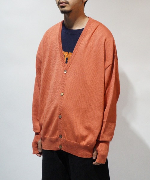 superNova.(スーパーノヴァ)の「Knit cardigan(カーディガン/ボレロ・メンズ・ブラック/レッド系その他/グレー系その他・M/S)」の9枚目の写真