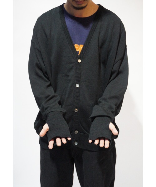 superNova.(スーパーノヴァ)の「Knit cardigan(カーディガン/ボレロ・メンズ・ブラック/レッド系その他/グレー系その他・M/S)」の13枚目の写真