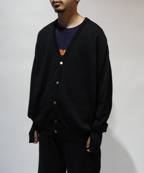superNova.(スーパーノヴァ)の「Knit cardigan(カーディガン/ボレロ・メンズ・ブラック/レッド系その他/グレー系その他・M/S)」の14枚目の写真