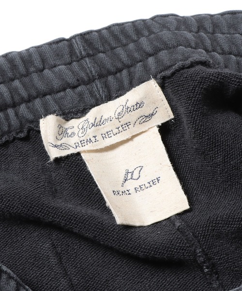 REMI RELIEF（レミレリーフ）の「REMI RELIEF/レミレリーフ  SP加工裏毛パンツ（スウェットパンツ・メンズ・ダークグリーン/ヘザーグレー/ブラック/サックスブルー/オフホワイト・M/XL/L）」の9枚目の写真