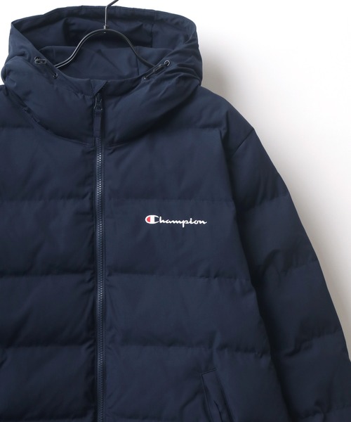Champion(チャンピオン)の「Champion/チャンピオン ZIP HOODED JACKET/中綿ダウンジャケットパーカー(ダウンジャケット/コート・メンズ・ダークグリーン/ブラック/ネイビー・M/L/XL)」の3枚目の写真
