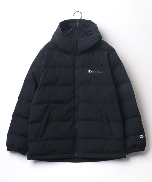 Champion(チャンピオン)の「Champion/チャンピオン ZIP HOODED JACKET/中綿ダウンジャケットパーカー(ダウンジャケット/コート・メンズ・ダークグリーン/ブラック/ネイビー・M/L/XL)」の6枚目の写真