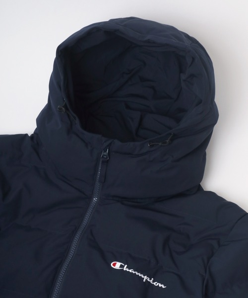 Champion(チャンピオン)の「Champion/チャンピオン ZIP HOODED JACKET/中綿ダウンジャケットパーカー(ダウンジャケット/コート・メンズ・ダークグリーン/ブラック/ネイビー・M/L/XL)」の10枚目の写真