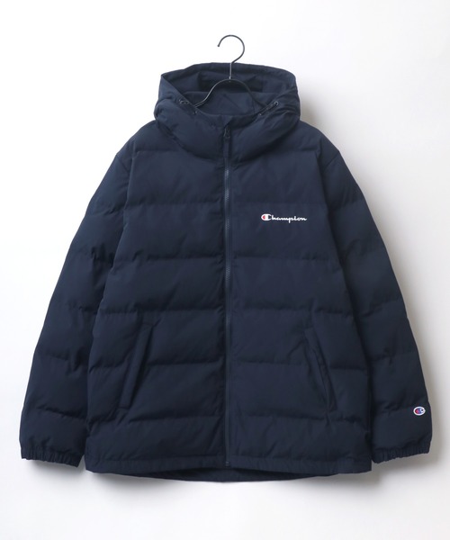 Champion(チャンピオン)の「Champion/チャンピオン ZIP HOODED JACKET/中綿ダウンジャケットパーカー(ダウンジャケット/コート・メンズ・ダークグリーン/ブラック/ネイビー・M/L/XL)」の8枚目の写真