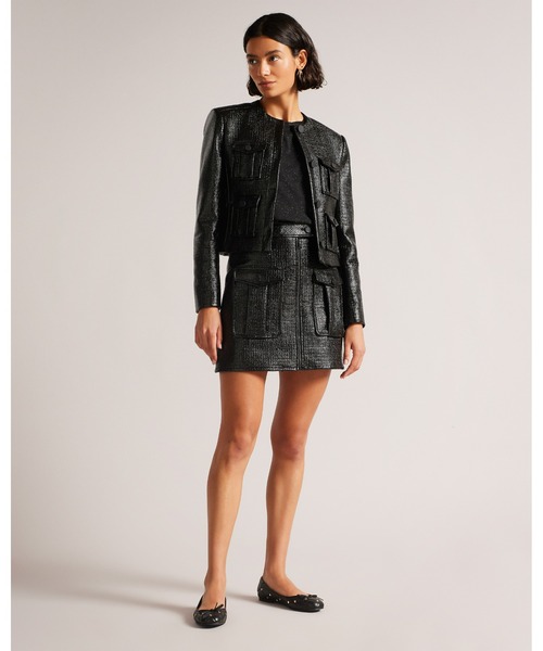Ted Baker(テッドベーカー)の「LIBBAN マグノリア スタッズ バレーシューズ(バレエシューズ・レディース・ブラック・38/39/36/37)」の7枚目の写真