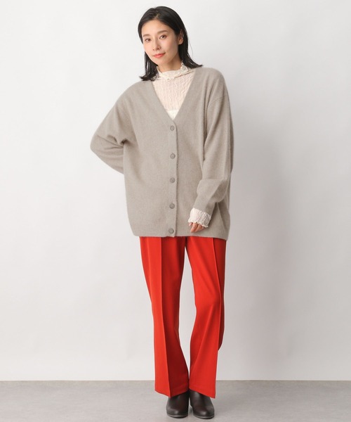 LEPSIM（レプシィム）の「12ゲージラクーンコンVニットカーデ