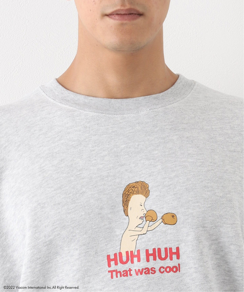 JOURNAL STANDARD(ジャーナルスタンダード)の「【BEAVIS AND BUTT-HEAD × JS】ビーバス・アンド・バットヘッド スウェット(スウェット・メンズ・ブラックミックス/ホワイト/ブラック系その他/アイボリー・LARGE/MEDIUM)」の11枚目の写真