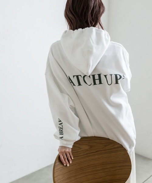 mystic（ミスティック）の「バックロゴフーディー（パーカー・レディース・チャコールグレー/オフホワイト/グレー・FREE）」の10枚目の写真