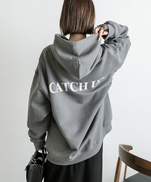 mystic（ミスティック）の「バックロゴフーディー（パーカー・レディース・チャコールグレー/オフホワイト/グレー・FREE）」の17枚目の写真