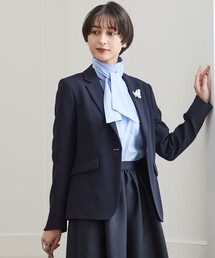 【新品】 大きいサイズ 42 23区 ラメ テーラード ジャケット ネイビー 新品】 大きいサイズ 42 23区 ラメ テーラード ジャケット ネイビー 23