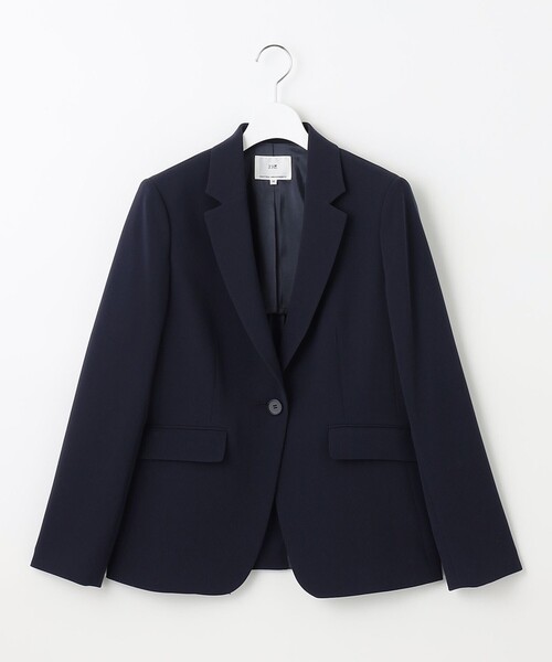 セットアップ対応/洗える】トリアセダブルジョーゼット テーラード