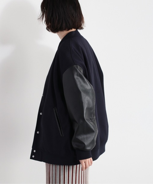 cepo（セポ）の「カットメルトンスタジャン（スタジャン・レディース・ネイビー/オフホワイト・M）」の18枚目の写真