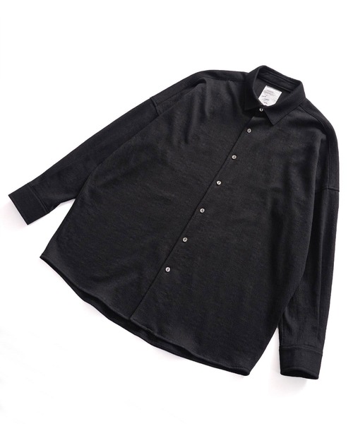 SHAREEF(シャリーフ)の「LACE JQ L/S SHIRTS(シャツ/ブラウス・メンズ・パープル/セージグリーン/ブラック・1/3/2)」の4枚目の写真
