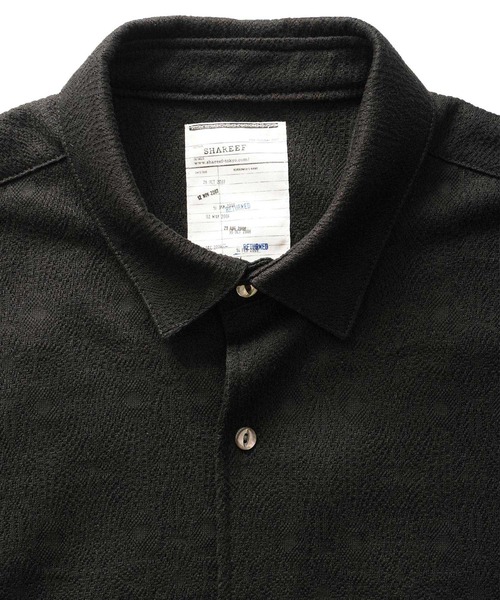 SHAREEF(シャリーフ)の「LACE JQ L/S SHIRTS(シャツ/ブラウス・メンズ・パープル/セージグリーン/ブラック・1/3/2)」の5枚目の写真