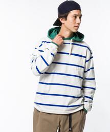 coen | The M&M Store（ザ・ミックス＆マッチストア）コラボ　カラーボーダーロングスリーブTシャツ(Tシャツ/カットソー)