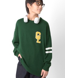 GLAZOS | 天竺編み・レタードニット【マシンウォッシャブル】(ニット/セーター)