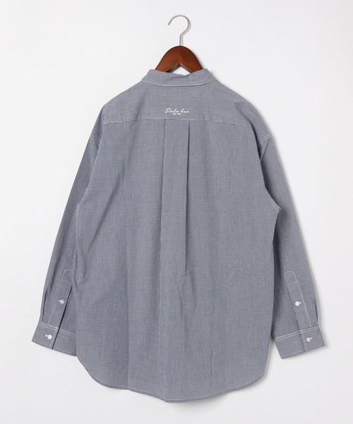 POLO BCS（ポロ ビーシーエス）の「【POLO BCS(ポロ・ビーシーエス)】コラボ刺繍BIGシャツ（シャツ/ブラウス・レディース・ネイビー/オフホワイト/グリーン/ブルー・FREE）」の6枚目の写真